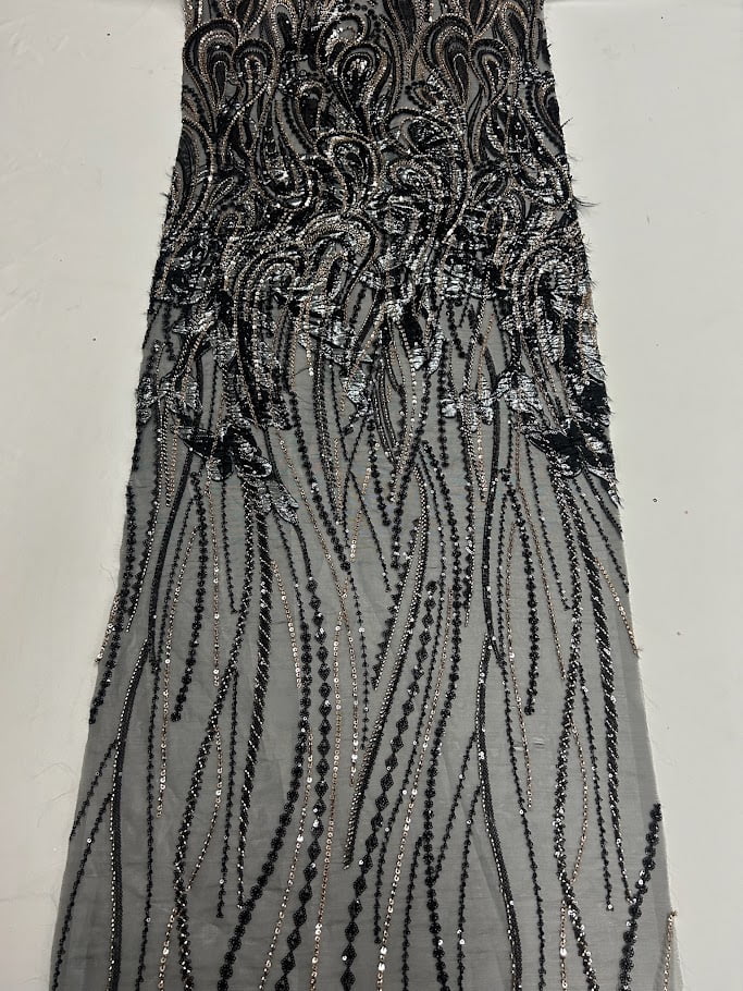 BORDADO JACQUARD COM PEDRARIA HT-72872