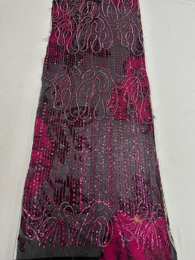 BORDADO JACQUARD COM PEDRARIA HT-72373