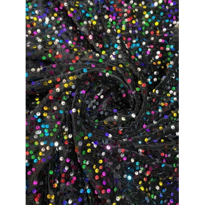 VELUDO COM PAETÊ HOLOGRÁFICO CHSQ-2312