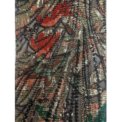 BORDADO JACQUARD COM PEDRARIA HT-72173-1