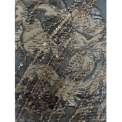 BORDADO JACQUARD COM PEDRARIA HT-72173-1
