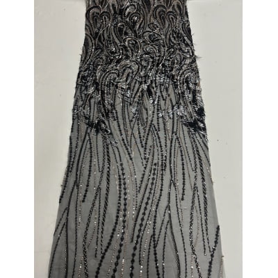 BORDADO JACQUARD COM PEDRARIA HT-72872