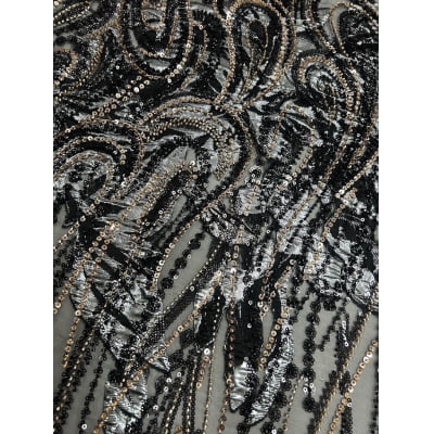 BORDADO JACQUARD COM PEDRARIA HT-72872