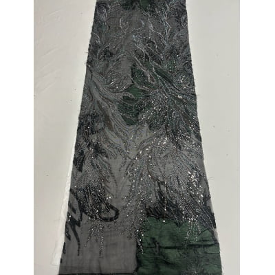 BORDADO JACQUARD COM PEDRARIA HT-72127