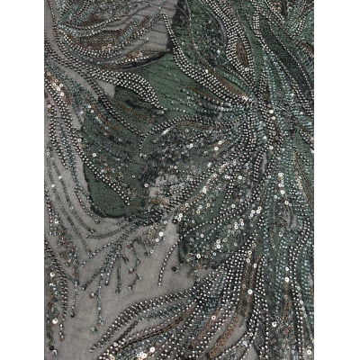 BORDADO JACQUARD COM PEDRARIA HT-72127