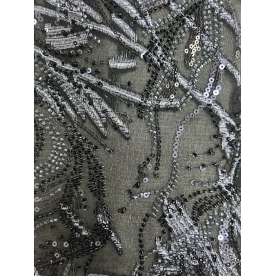 BORDADO JACQUARD COM PEDRARIA HT-72127