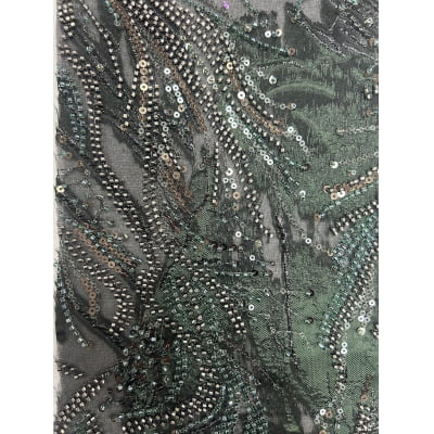 BORDADO JACQUARD COM PEDRARIA HT-72127
