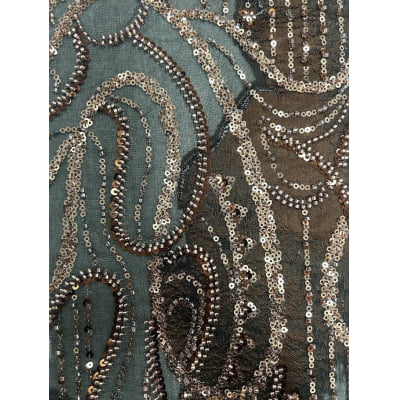 BORDADO JACQUARD COM PEDRARIA HT-72373