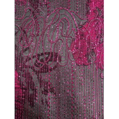 BORDADO JACQUARD COM PEDRARIA HT-72373