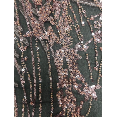 BORDADO JACQUARD COM PEDRARIA HT-72374