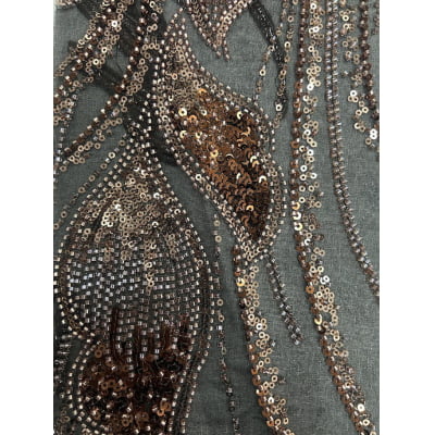 BORDADO JACQUARD COM PEDRARIA HT-72376