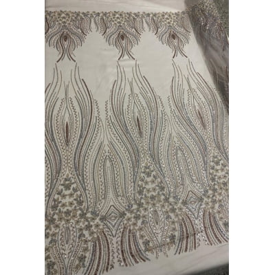 BORDADO COM PEDRARIA F24F-634 BORDADO COM PEDRARIA F24F-634