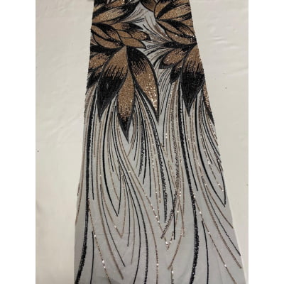 BORDADO COM PEDRARIA HT-70509 BORDADO COM PEDRARIA HT-70509