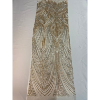 BORDADO COM PEDRARIA HT-70913 BORDADO COM PEDRARIA HT-70913