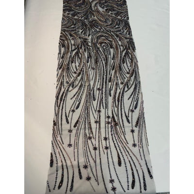 BORDADO COM PEDRARIA HT-71823 BORDADO COM PEDRARIA HT-71823