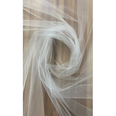 TULE CRISTAL FRANCÊS SHINNY POLY ILLUSION MESH